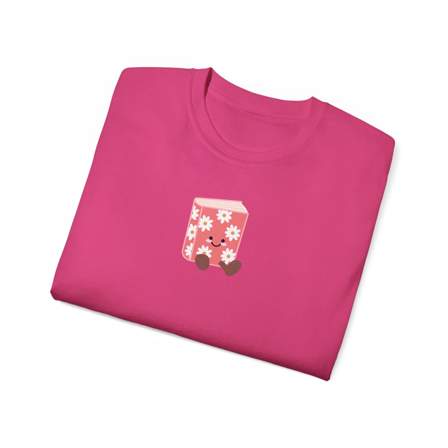 Flower Book T-shirt - Unisex Cotton Tee