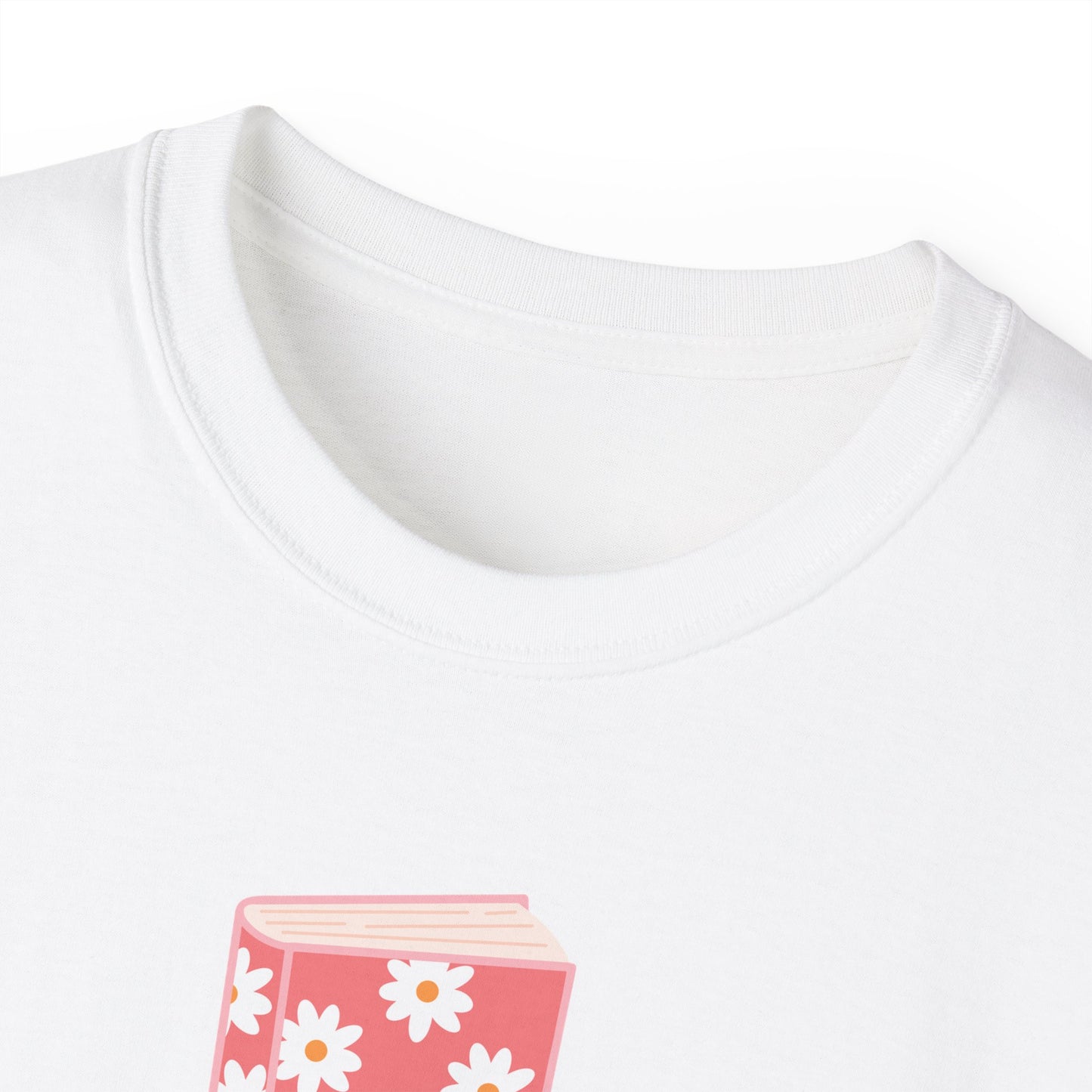 Flower Book T-shirt - Unisex Cotton Tee