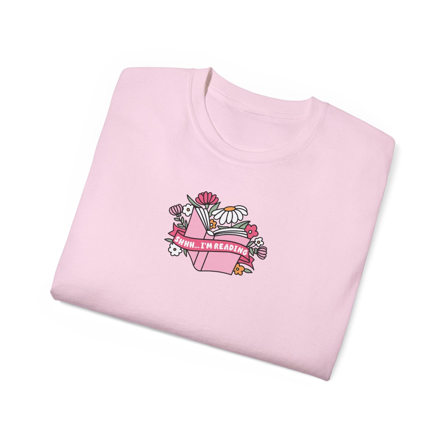 Shh I'm Reading Tee - Book Lovers Unisex Ultra Cotton