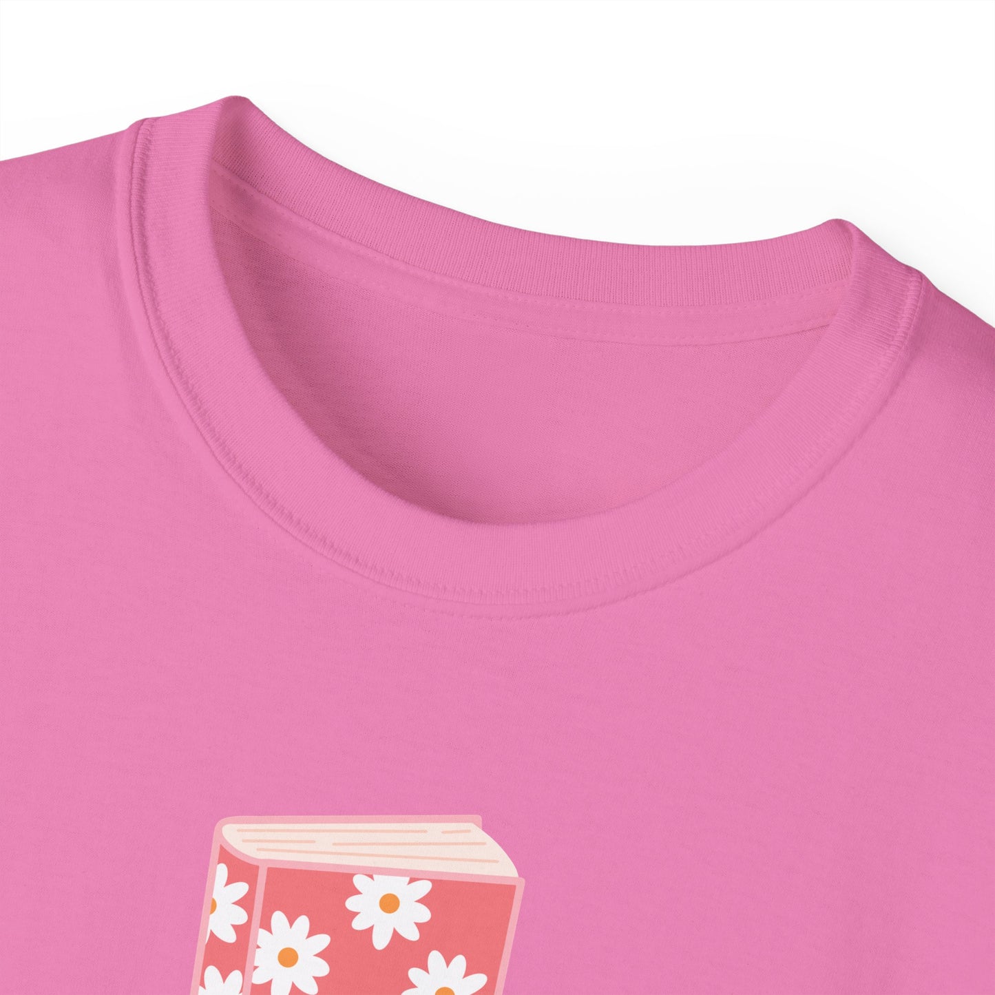 Flower Book T-shirt - Unisex Cotton Tee