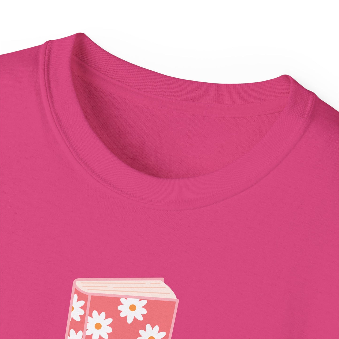 Flower Book T-shirt - Unisex Cotton Tee
