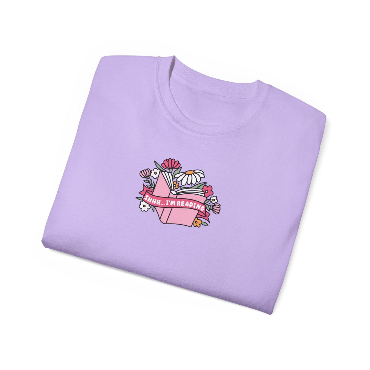 Shh I'm Reading Tee - Book Lovers Unisex Ultra Cotton