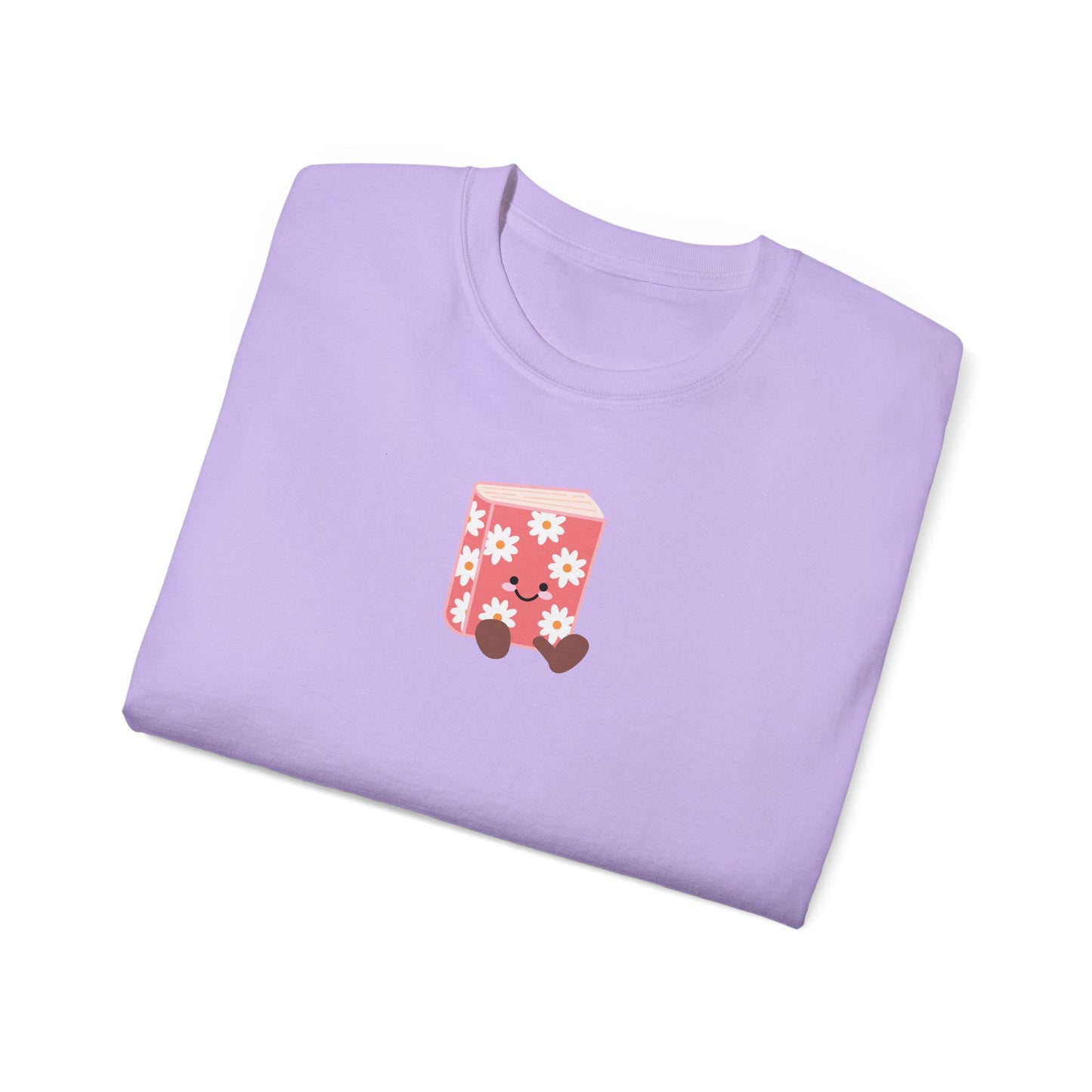 Flower Book T-shirt - Unisex Cotton Tee