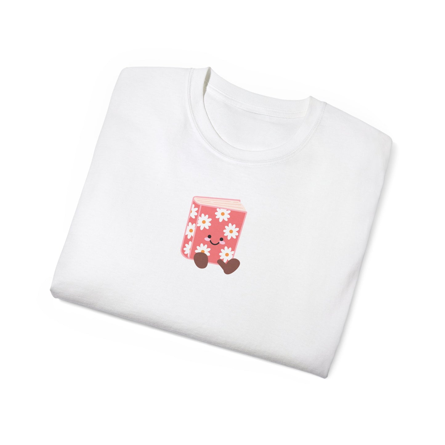 Flower Book T-shirt - Unisex Cotton Tee