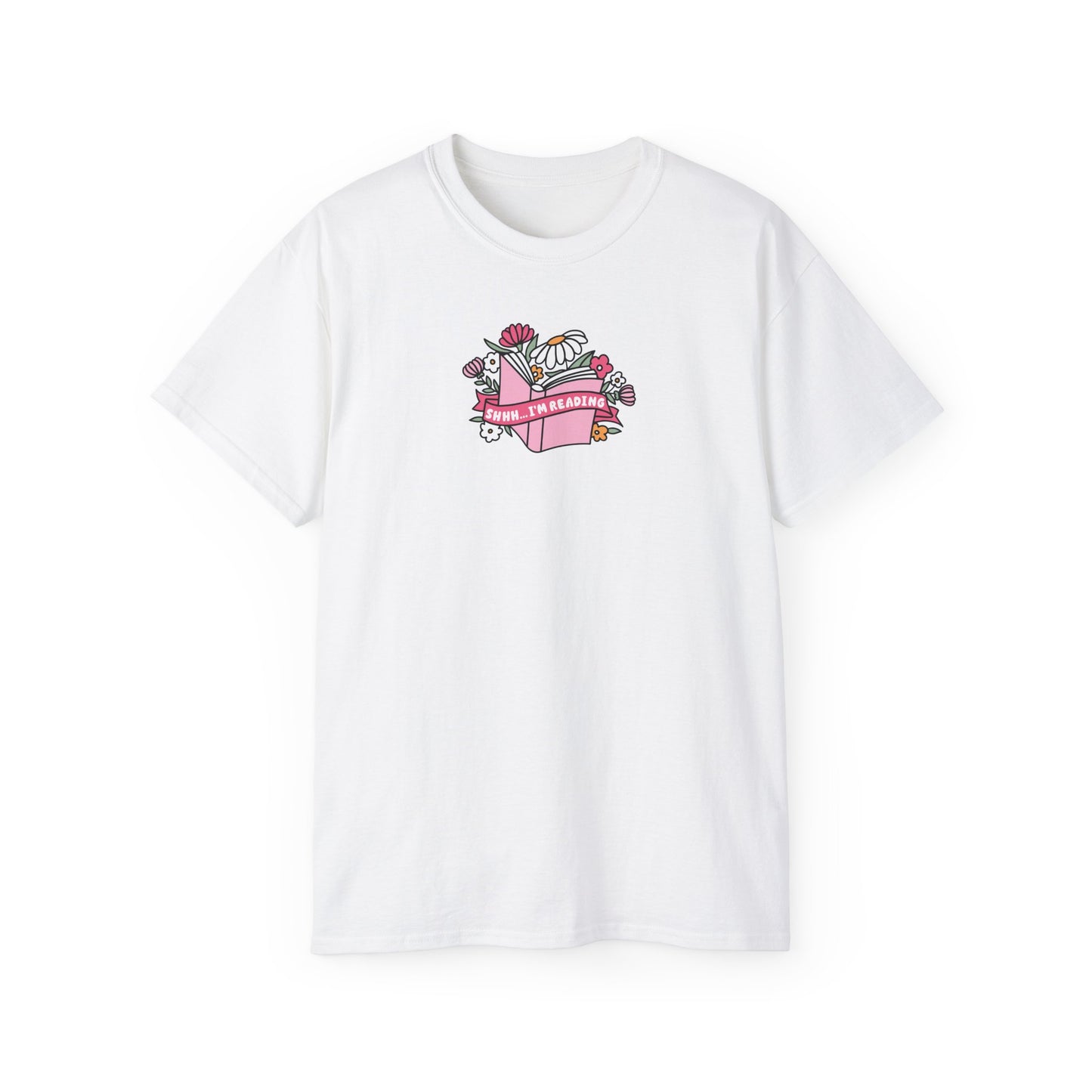 Shh I'm Reading Tee - Book Lovers Unisex Ultra Cotton