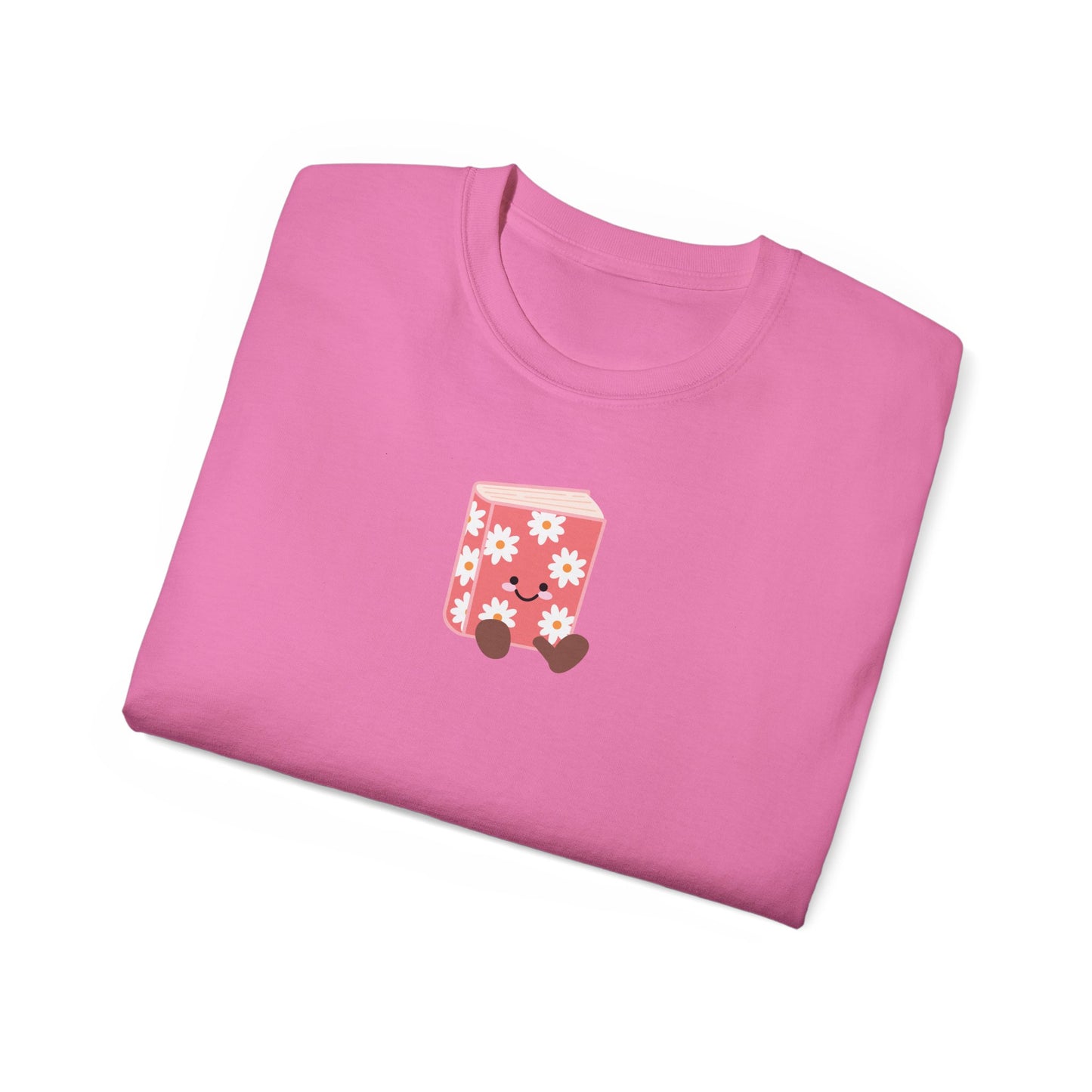 Flower Book T-shirt - Unisex Cotton Tee
