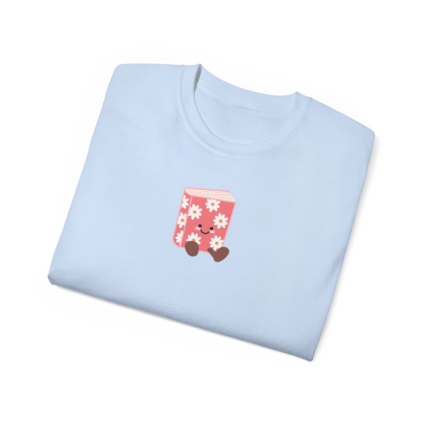 Flower Book T-shirt - Unisex Cotton Tee