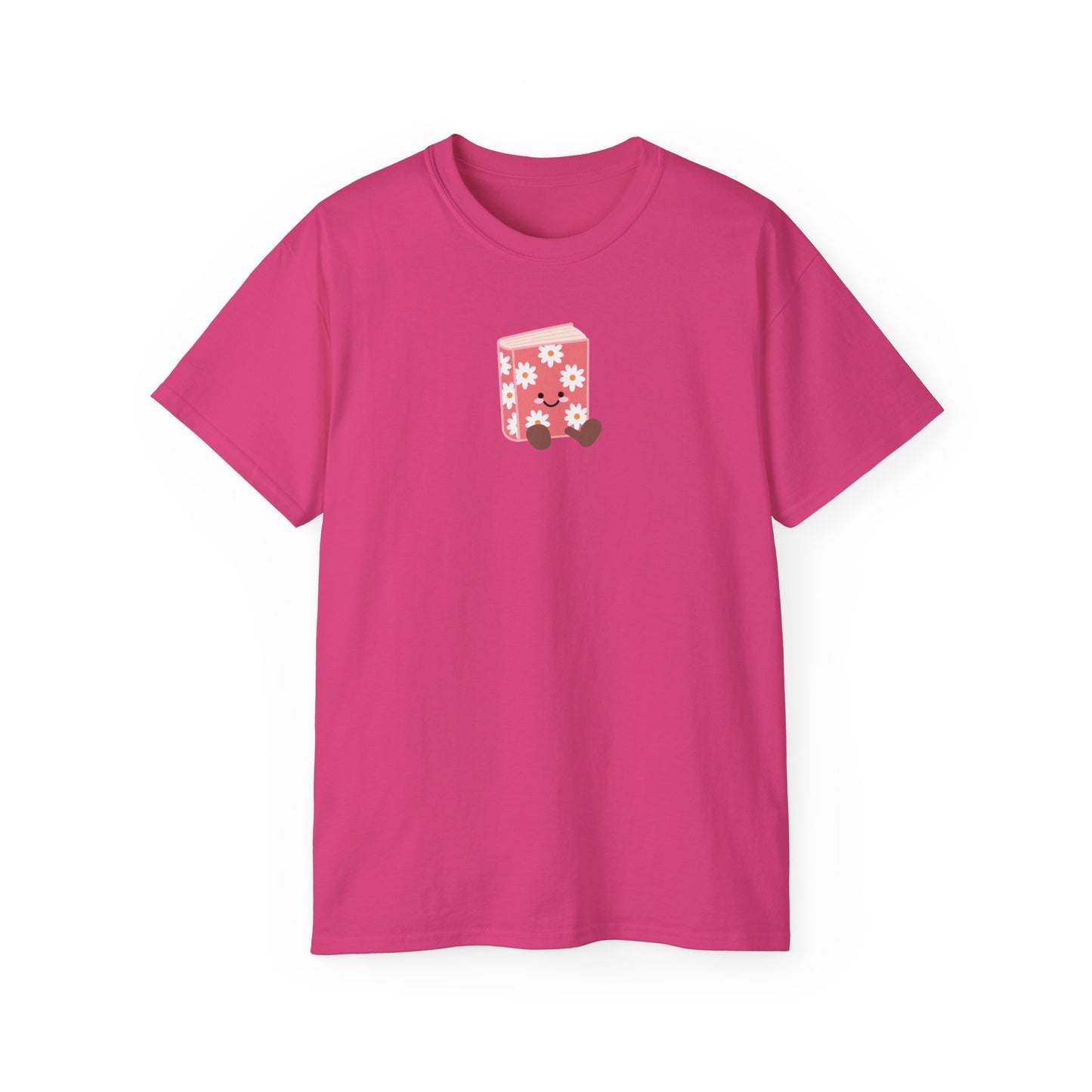 Flower Book T-shirt - Unisex Cotton Tee