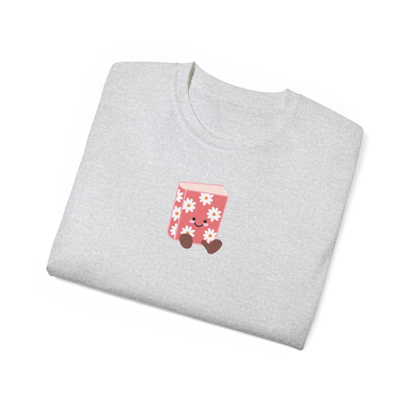 Flower Book T-shirt - Unisex Cotton Tee