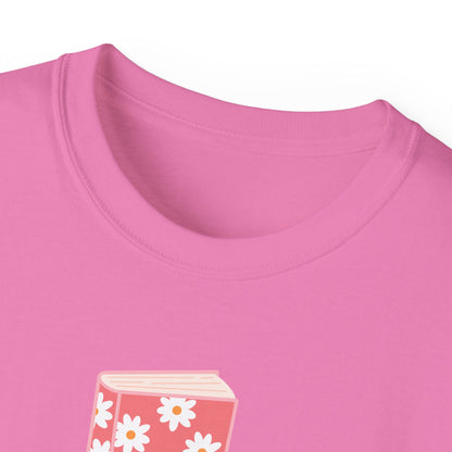 Flower Book T-shirt - Unisex Cotton Tee