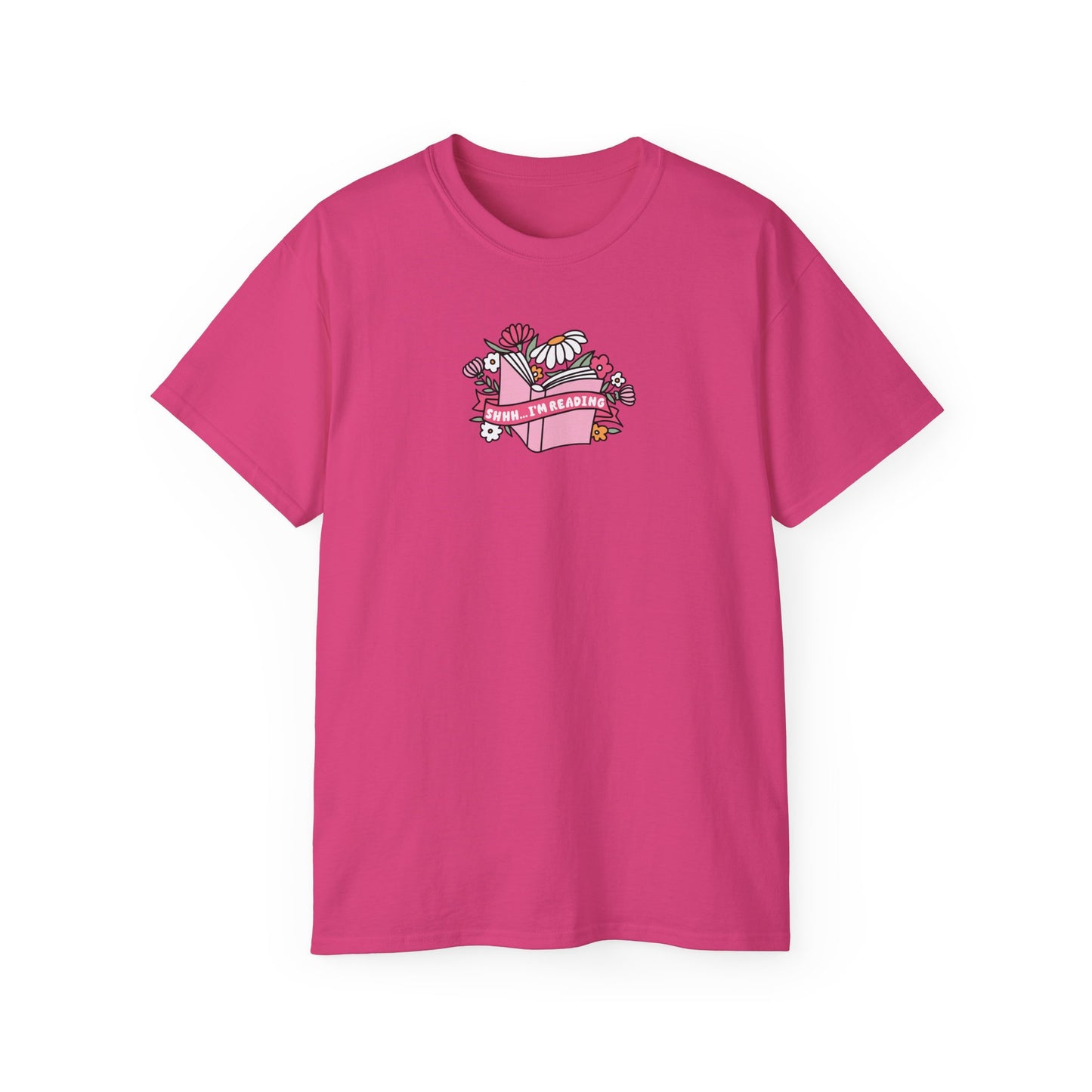 Shh I'm Reading Tee - Book Lovers Unisex Ultra Cotton