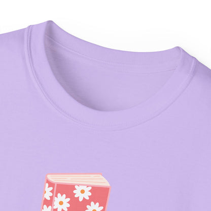 Flower Book T-shirt - Unisex Cotton Tee