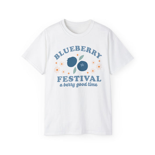 Blueberry Festival Summer Unisex Tee