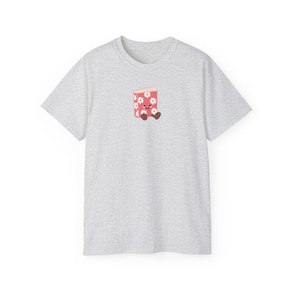 Flower Book T-shirt - Unisex Cotton Tee