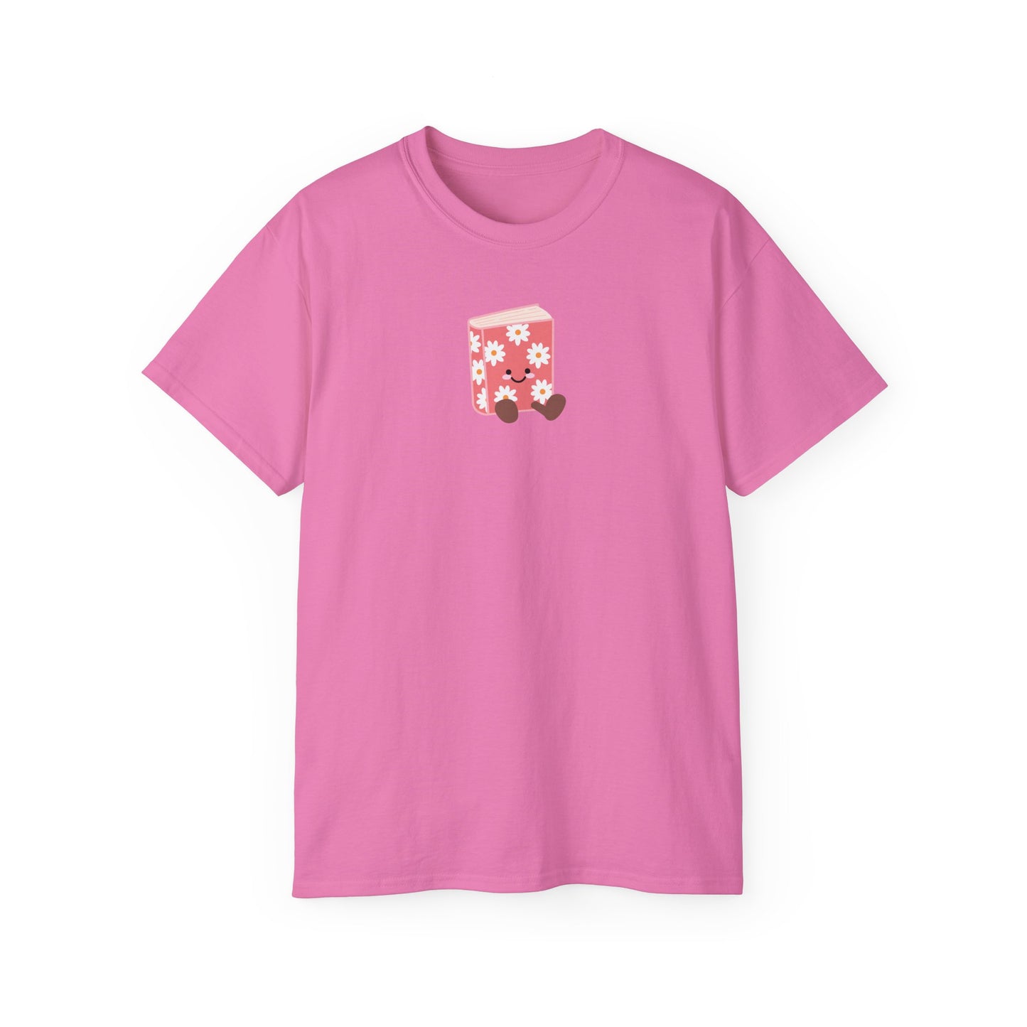 Flower Book T-shirt - Unisex Cotton Tee