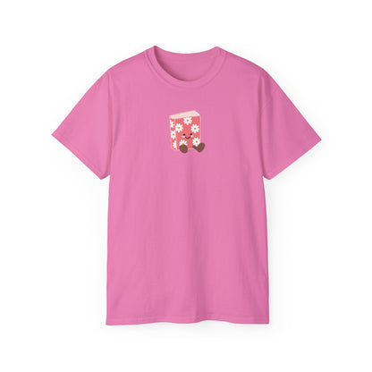 Flower Book T-shirt - Unisex Cotton Tee